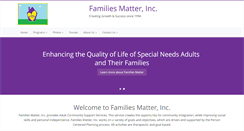 Desktop Screenshot of familiesmatterinc.org